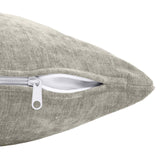 vidaXL Kussensloop 6 st HEERLEN Donkergrijs 30 x 30 cm Chenille Stof