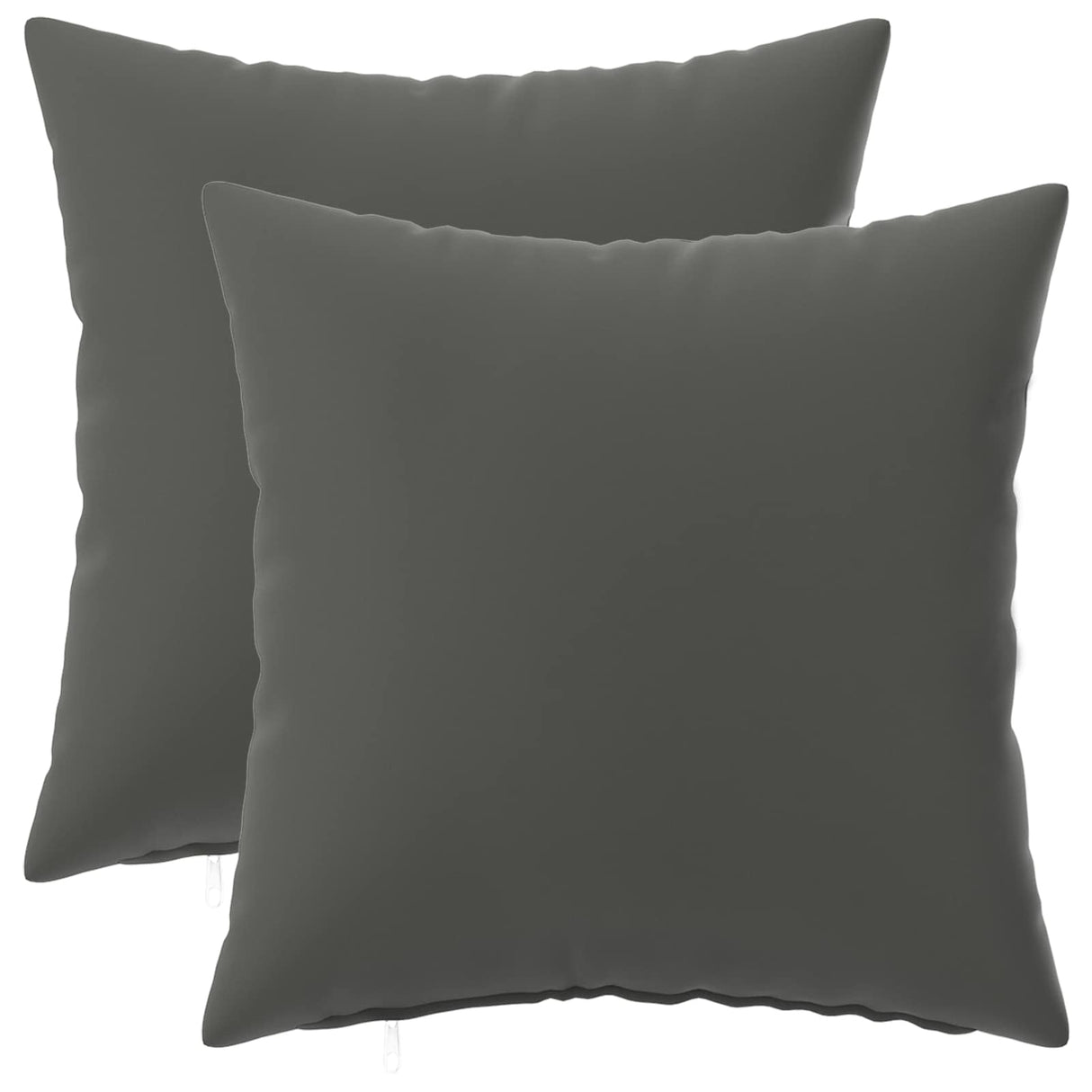 vidaXL Cushion Cover 2 pcs HEERLEN Anthracite 30 x 30 cm Polyester