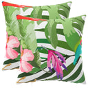 vidaXL Cushion Cover 2 pcs HEERLEN Anthracite 30 x 30 cm Polyester