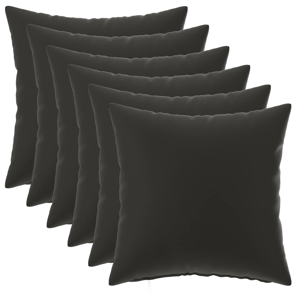 vidaXL Cushion Cover 2 pcs HEERLEN Anthracite 30 x 30 cm Polyester