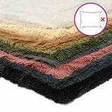 vidaXL Kussensloop 2 pcs HEERLEN Crèmekleurig 30 x 30 cm PV Fleece