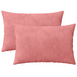 vidaXL Kussensloop 2 pcs HEERLEN Blauw 30 x 30 cm Fluweel