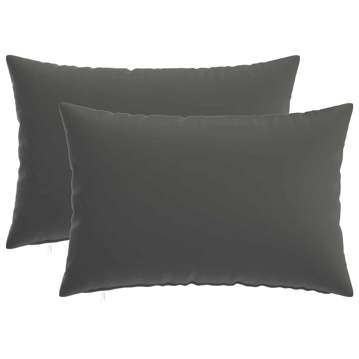 vidaXL Cushion Cover 2 pcs HEERLEN Anthracite 30 x 30 cm Polyester
