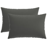 vidaXL Cushion Cover 2 pcs HEERLEN Anthracite 30 x 30 cm Polyester