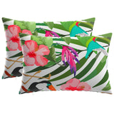 vidaXL Cushion Cover 2 pcs HEERLEN Anthracite 30 x 30 cm Polyester