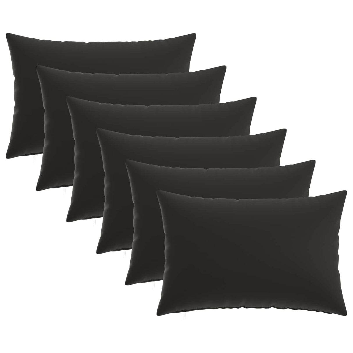 vidaXL Cushion Cover 2 pcs HEERLEN Anthracite 30 x 30 cm Polyester