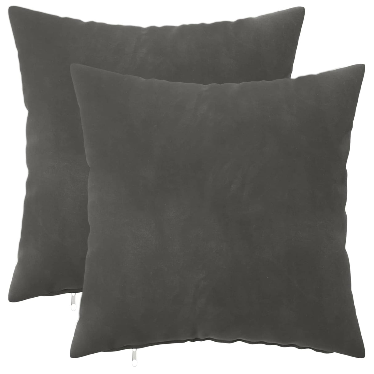 vidaXL Kussensloop 2 pcs HEERLEN Blauw 30 x 30 cm Fluweel