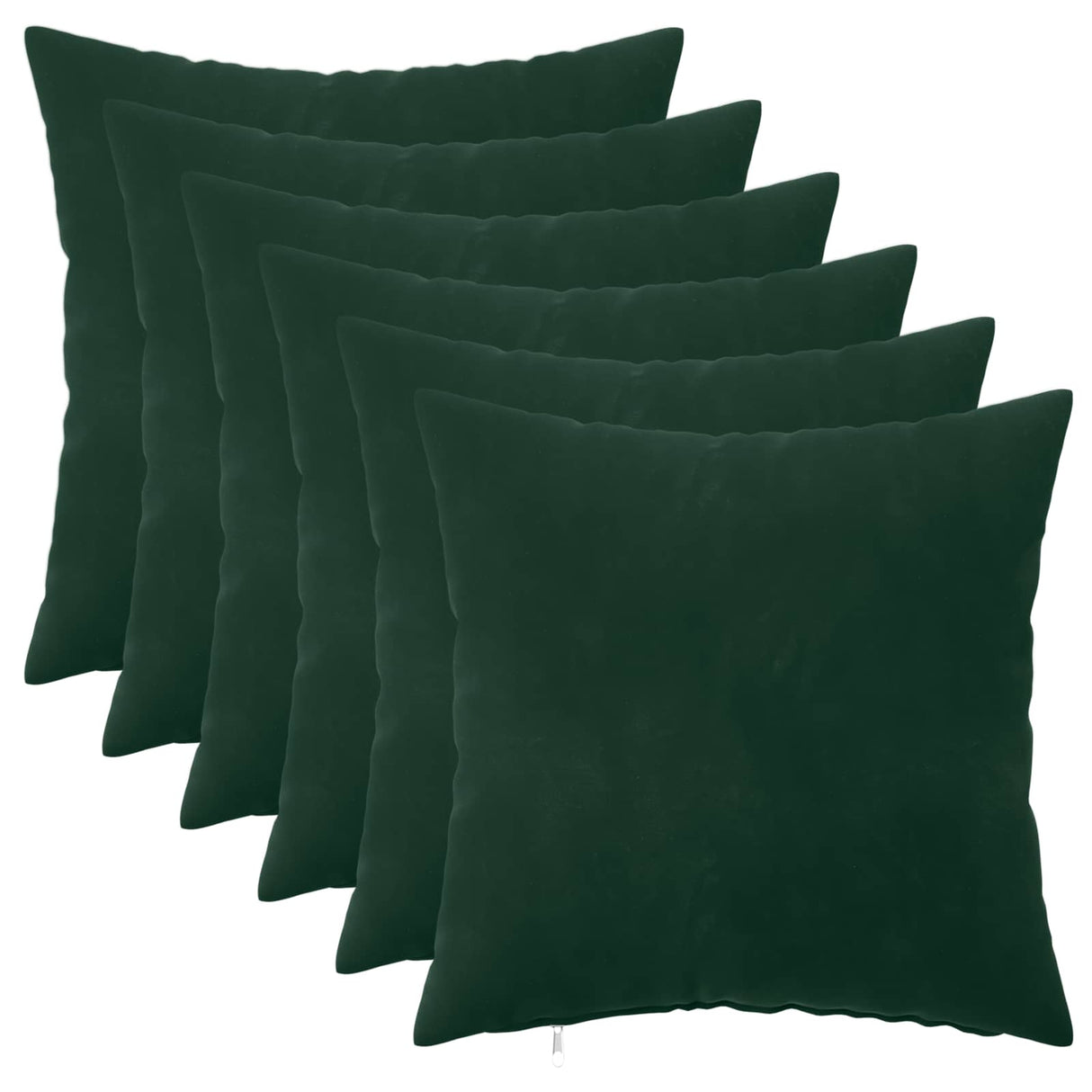 vidaXL Kussensloop 2 pcs HEERLEN Blauw 30 x 30 cm Fluweel