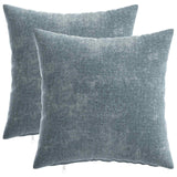 vidaXL Kussensloop 6 st HEERLEN Donkergrijs 30 x 30 cm Chenille Stof
