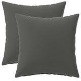 vidaXL Cushion Cover 2 pcs HEERLEN Anthracite 30 x 30 cm Polyester