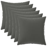 vidaXL Cushion Cover 2 pcs HEERLEN Anthracite 30 x 30 cm Polyester