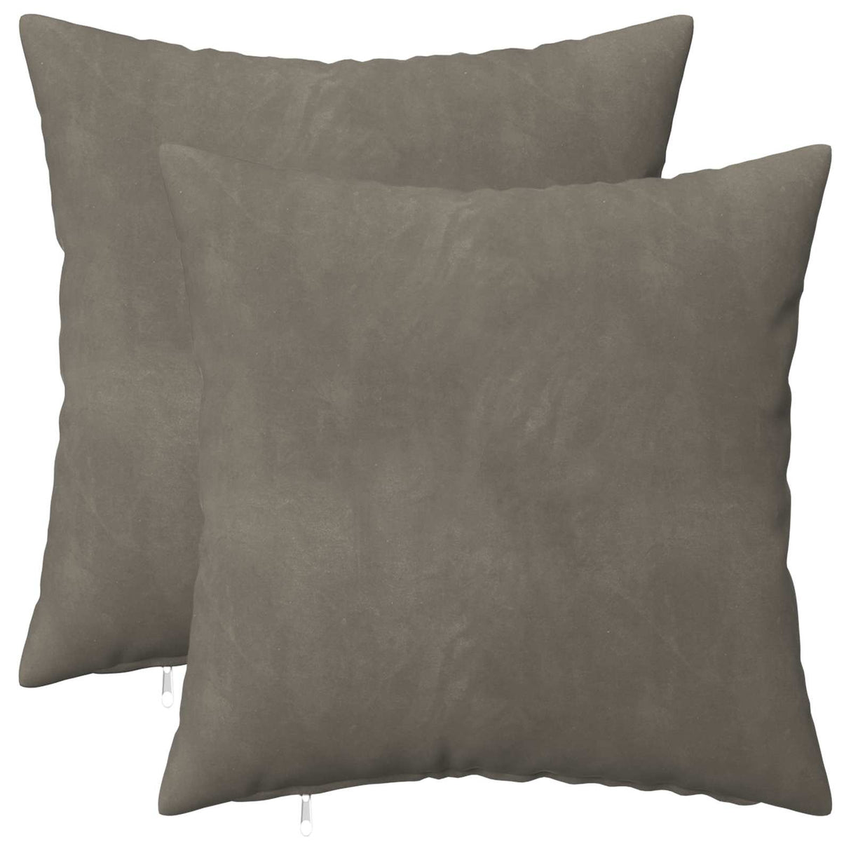 vidaXL Kussensloop 2 pcs HEERLEN Blauw 30 x 30 cm Fluweel