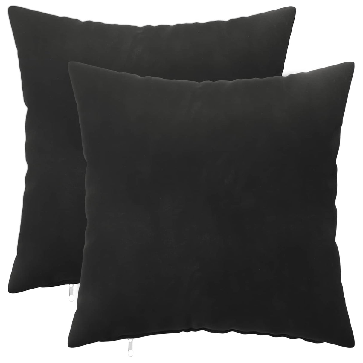 vidaXL Kussensloop 2 pcs HEERLEN Blauw 30 x 30 cm Fluweel