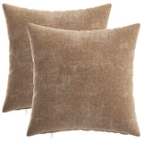 vidaXL Kussensloop 6 st HEERLEN Donkergrijs 30 x 30 cm Chenille Stof