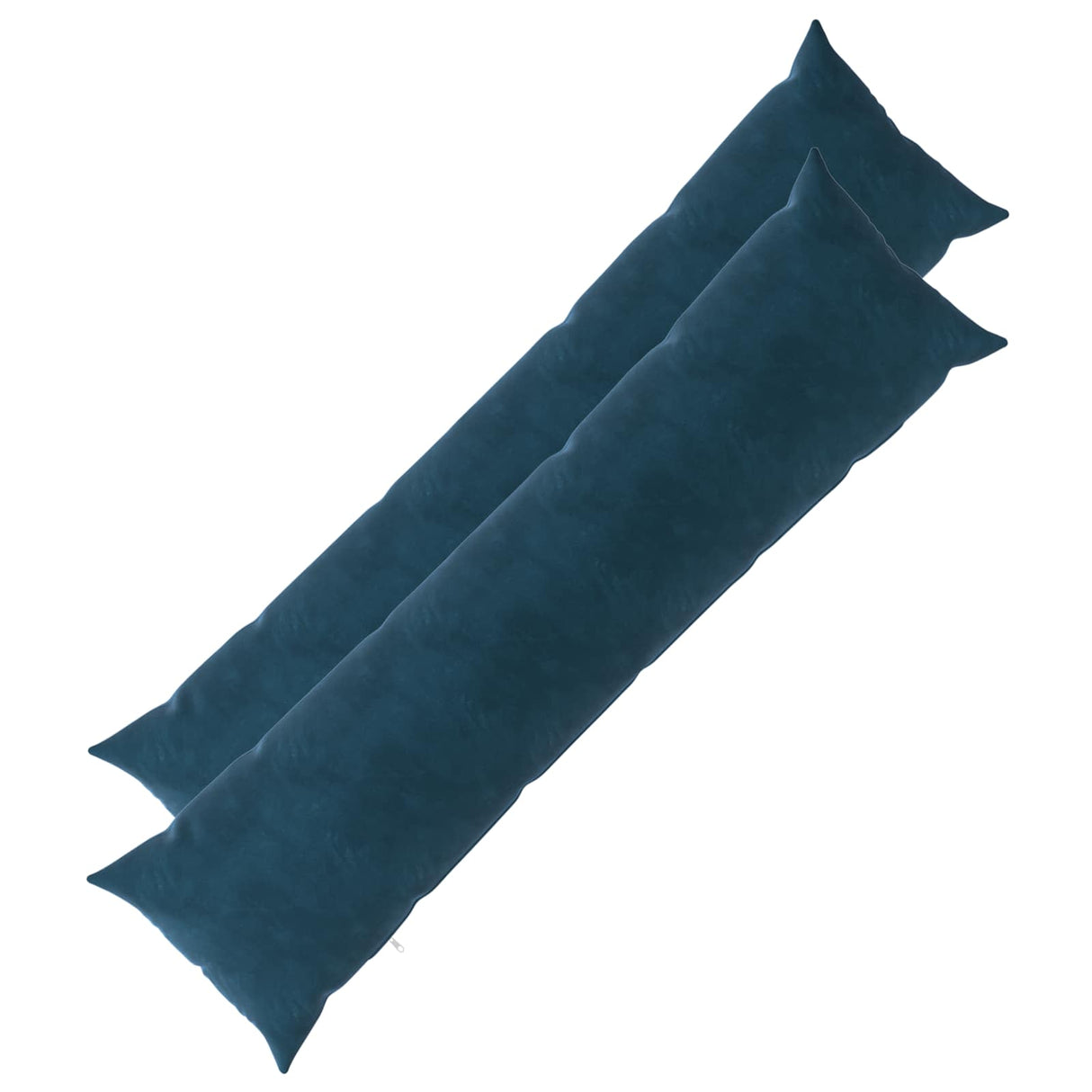 vidaXL Kussensloop 2 pcs HEERLEN Blauw 30 x 30 cm Fluweel