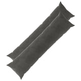vidaXL Kussensloop 2 pcs HEERLEN Blauw 30 x 30 cm Fluweel