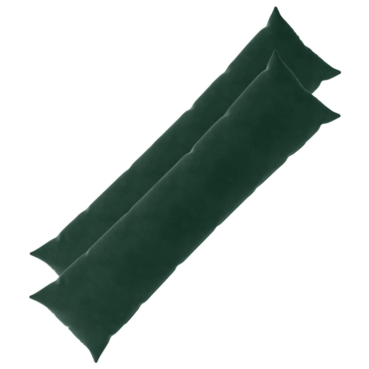 vidaXL Kussensloop 2 pcs HEERLEN Blauw 30 x 30 cm Fluweel