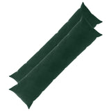 vidaXL Kussensloop 2 pcs HEERLEN Blauw 30 x 30 cm Fluweel