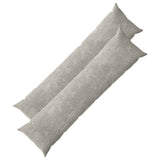 vidaXL Kussensloop 6 st HEERLEN Donkergrijs 30 x 30 cm Chenille Stof