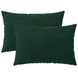 vidaXL Kussensloop 2 pcs HEERLEN Blauw 30 x 30 cm Fluweel