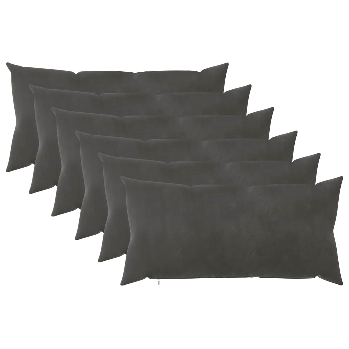 vidaXL Kussensloop 2 pcs HEERLEN Blauw 30 x 30 cm Fluweel