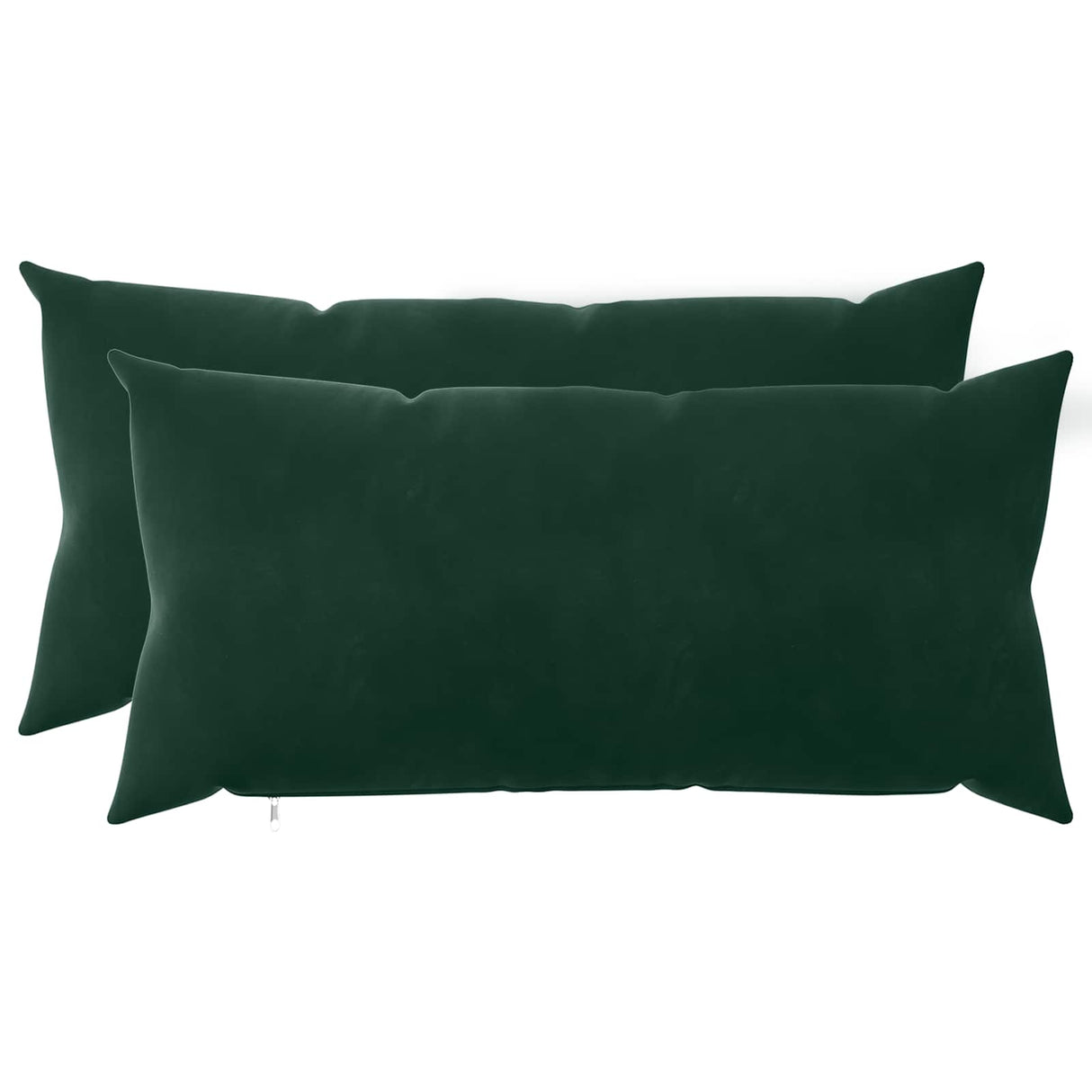 vidaXL Kussensloop 2 pcs HEERLEN Blauw 30 x 30 cm Fluweel