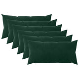 vidaXL Kussensloop 2 pcs HEERLEN Blauw 30 x 30 cm Fluweel