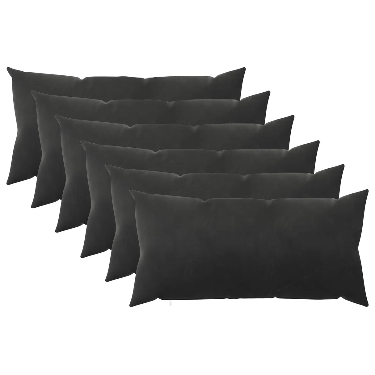 vidaXL Kussensloop 2 pcs HEERLEN Blauw 30 x 30 cm Fluweel