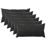 vidaXL Kussensloop 2 pcs HEERLEN Blauw 30 x 30 cm Fluweel