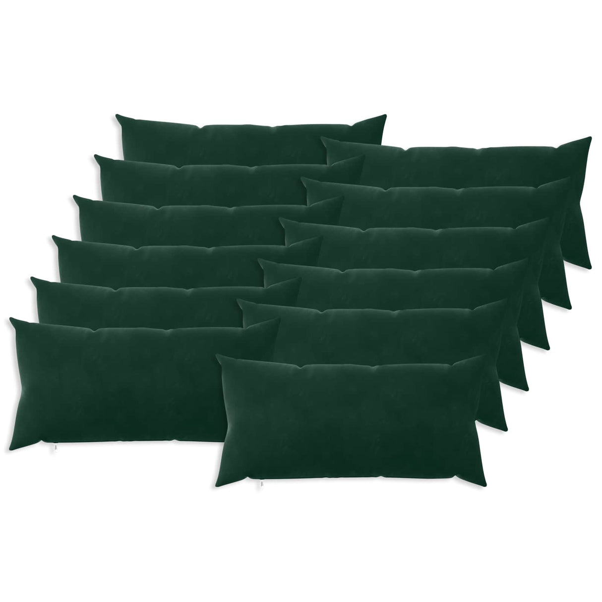 vidaXL Kussensloop 2 pcs HEERLEN Blauw 30 x 30 cm Fluweel
