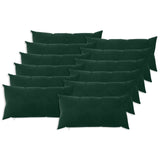 vidaXL Kussensloop 2 pcs HEERLEN Blauw 30 x 30 cm Fluweel