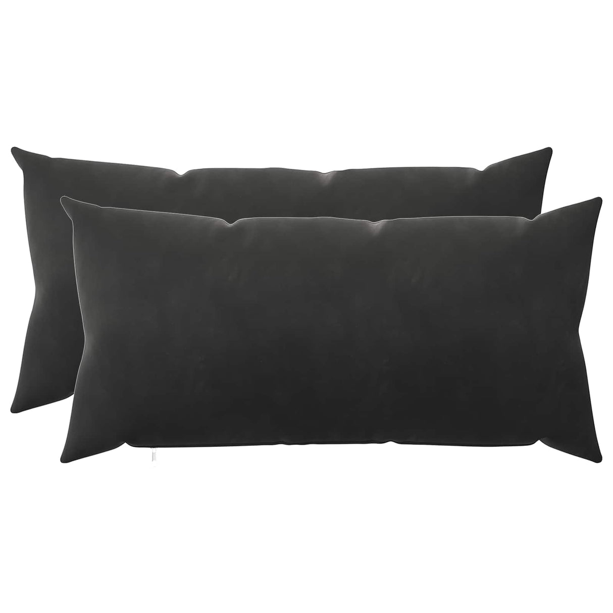 vidaXL Kussensloop 2 pcs HEERLEN Blauw 30 x 30 cm Fluweel