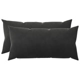 vidaXL Kussensloop 2 pcs HEERLEN Blauw 30 x 30 cm Fluweel