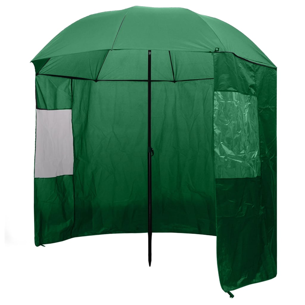 vidaXL Visparaplu 220x193 cm groen