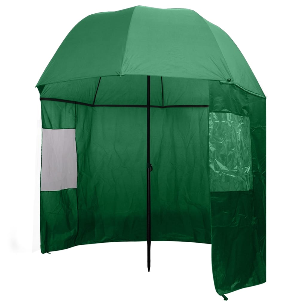 vidaXL Visparaplu 220x193 cm groen
