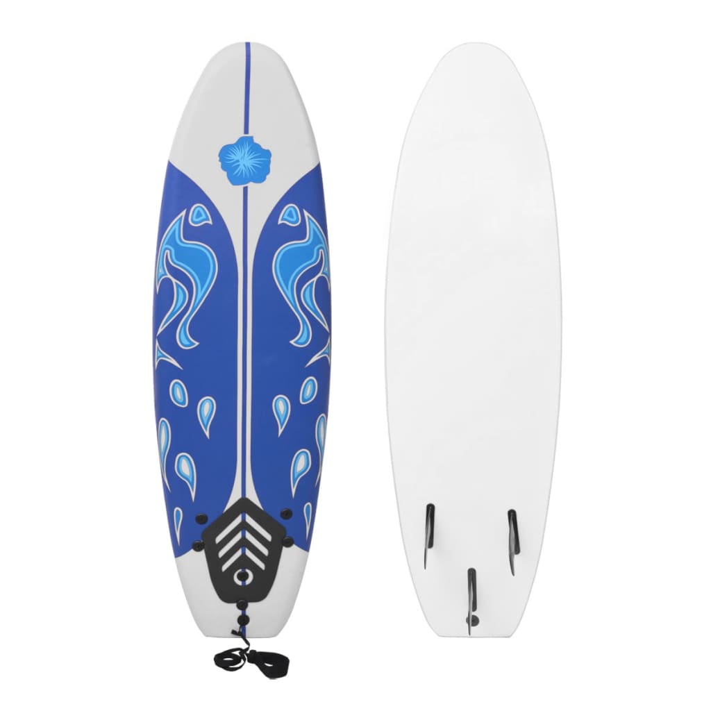 vidaXL Surfplank 170 cm blauw en rood