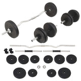 vidaXL Dumbbell Set with Weights 60 kg