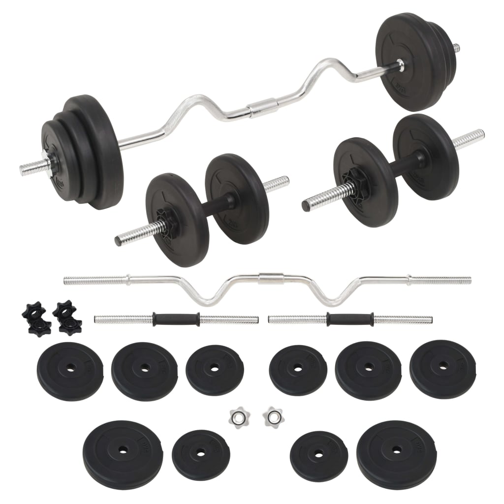 vidaXL Dumbbell Set with Weights 60 kg