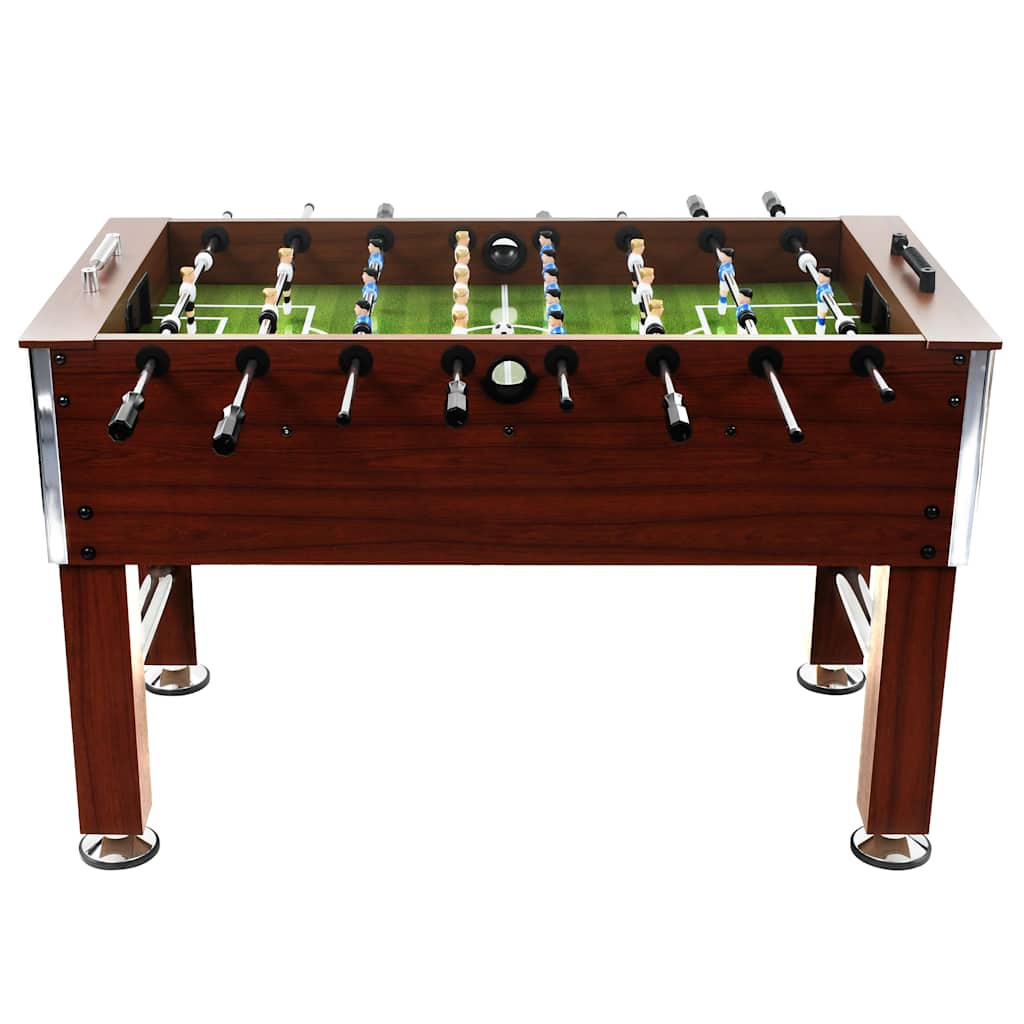 vidaXL Voetbaltafel 60 kg 140x74,5x87,5 cm staal zwart
