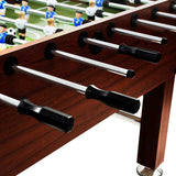 vidaXL Voetbaltafel 60 kg 140x74,5x87,5 cm staal zwart