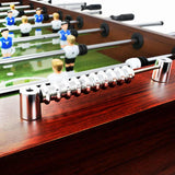 vidaXL Voetbaltafel 60 kg 140x74,5x87,5 cm staal zwart