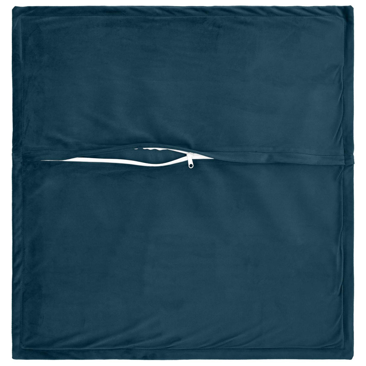 vidaXL Kussensloop 2 pcs HOUTEN Blauw 30 x 30 cm Fluweel