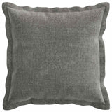 vidaXL Kussensloop 2 st HOUTEN Donkergrijs 30 x 30 cm Chenille Stof