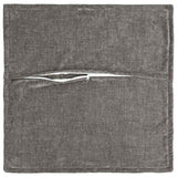 vidaXL Kussensloop 2 st HOUTEN Donkergrijs 30 x 30 cm Chenille Stof