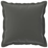 vidaXL Pillowcase 2 pcs WOOD Anthracite 30 x 30 cm Polyester