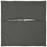 vidaXL Pillowcase 2 pcs WOOD Anthracite 30 x 30 cm Polyester