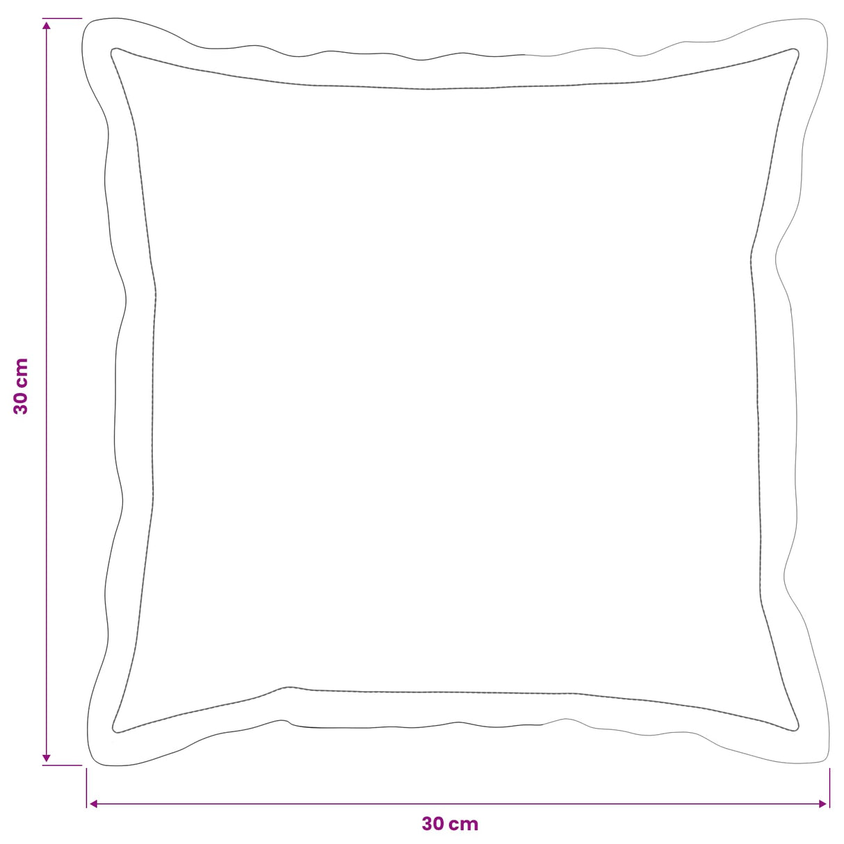 vidaXL Pillowcase 2 pcs WOOD Anthracite 30 x 30 cm Polyester