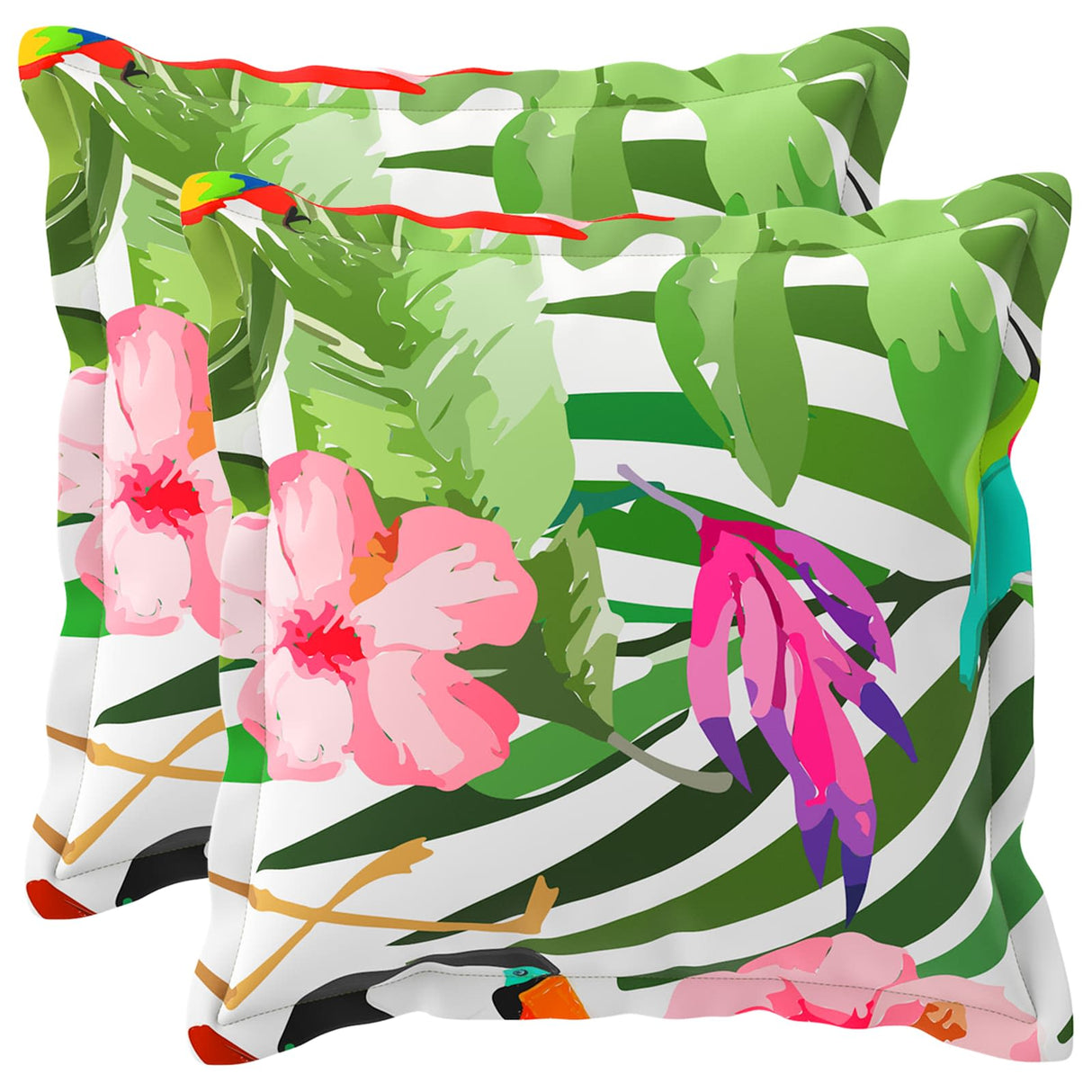 vidaXL Pillowcase 2 pcs WOOD Anthracite 30 x 30 cm Polyester