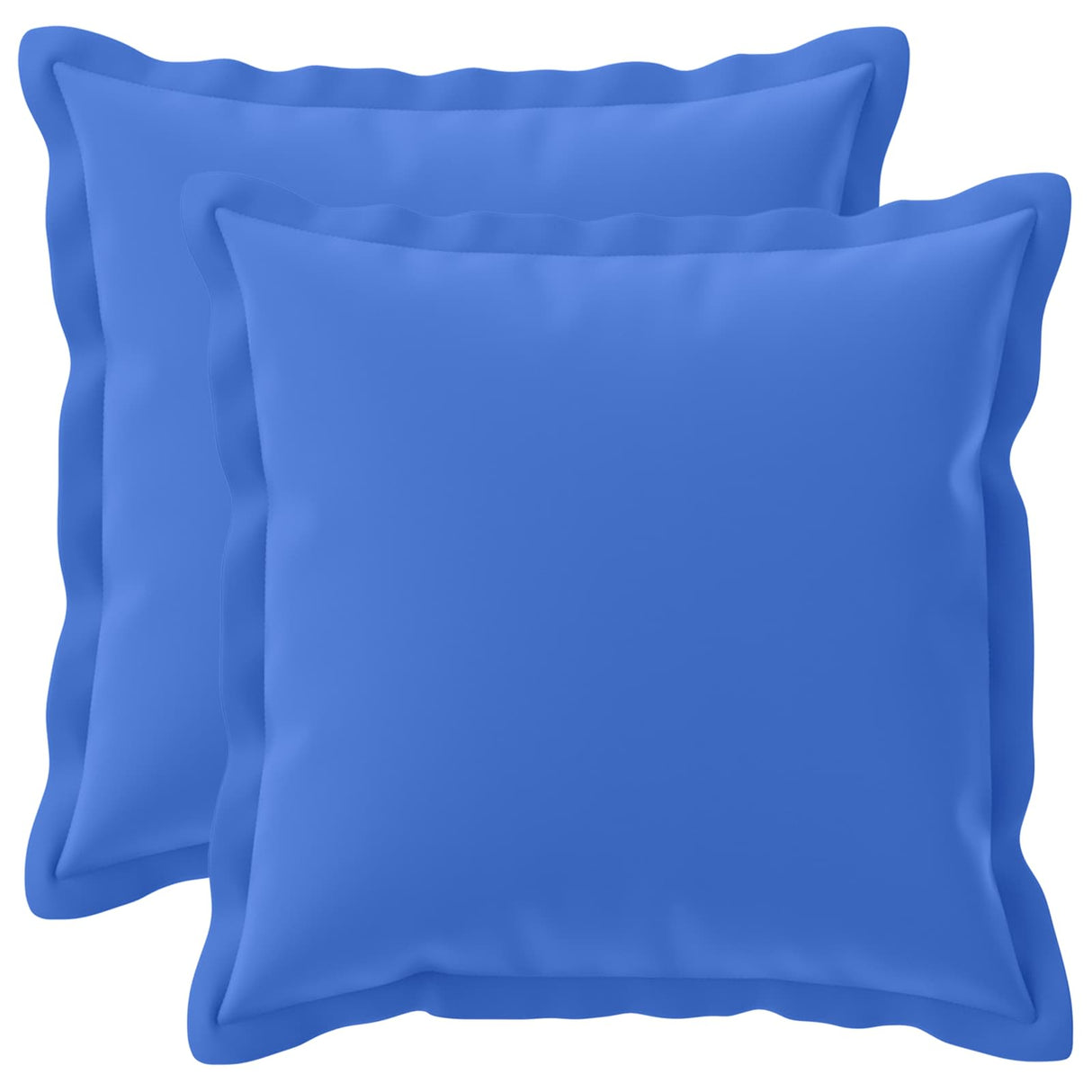 vidaXL Pillowcase 2 pcs WOOD Anthracite 30 x 30 cm Polyester