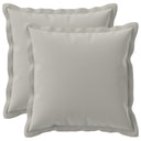 vidaXL Pillowcase 2 pcs WOOD Anthracite 30 x 30 cm Polyester